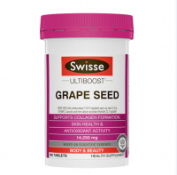 【直邮价】Swisse 葡萄籽180粒 保质期：2023.8月