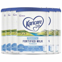 【新西兰直邮】KARICARE可瑞康全脂益生菌全家奶粉900g*6罐