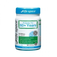 【直邮价】Life Space 60+老年益生菌胶囊 60粒 保质期：2025.2月