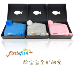 【直邮价】Littlefish儿童帽子围巾 三色可选