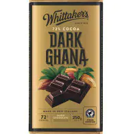 【直邮价】Whittakers 惠特克 巧克力 72%加纳可可  超市日期 