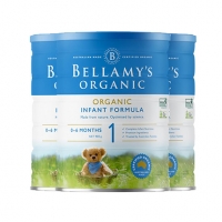 【新西兰直邮】Bellamys贝拉米1段有机婴幼儿奶粉3罐