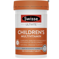 【直邮价】Swisse 儿童综合/复合维生素矿物质咀嚼片120粒咀嚼片 120片 保质期：2025.2月